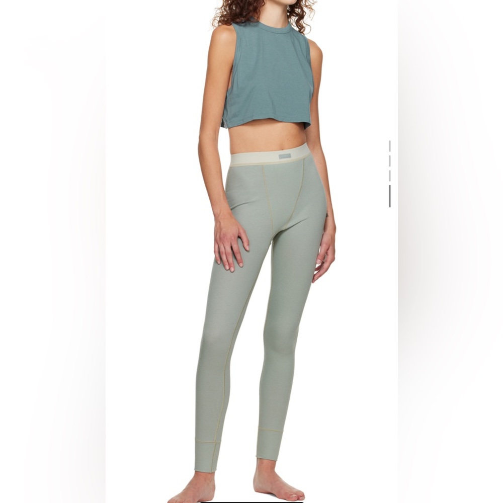 SKIMS COTTON RIB LEGGING | MINERAL